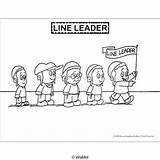 Line Classroom Jobs Leader Clipart Coloring Waldereducation School Walder Education Cliparts Monitor Library sketch template