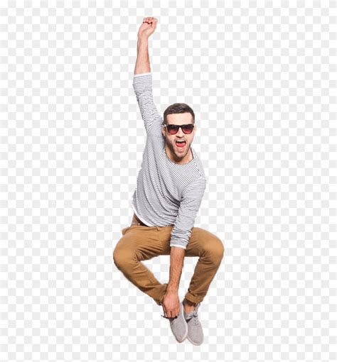 man jumping high happy jumping person png transparent png