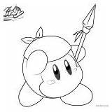 Coloring Pages Kirby Waddle Dee Snowman Dragon Bandana Related Posts sketch template