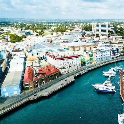 Waterfront And Boardwalk In Barbados Capital City Bridgetown