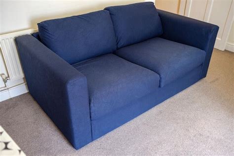 seater dark blue comfy ikea vimle sofa  southville bristol gumtree