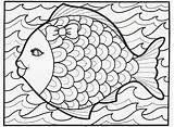 Coloring Pages Doodle Summer Printable Fish Kids sketch template
