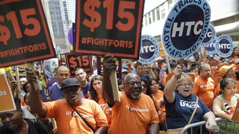 The 15 Minimum Wage Fight Notches Higher