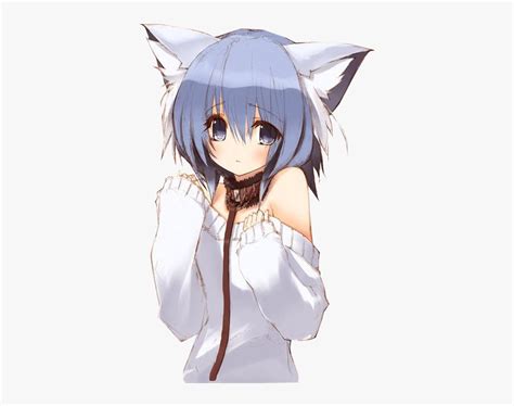 Ruokavalikko Anime Girl Cute Wolf Ears
