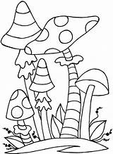 Mushrooms Toadstools Rocks Websitehome sketch template