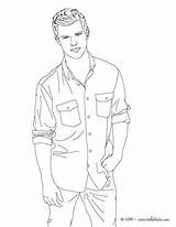 Coloring Pages Actor Taylor Lautner Twilight Hellokids Print People Printable Color Famous Jacob Kids Sheets Getcolorings Cute Demi Lovato Popular sketch template