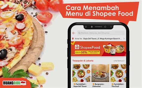 persyaratan   menambah menu  shopee food terbaru