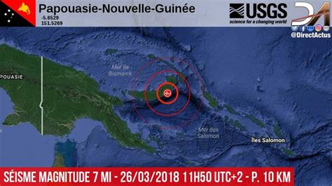 Huge Magnitude 7 Earthquake Strikes Off Papua New Guinea Coast World