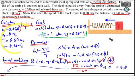 simple harmonic motion examples