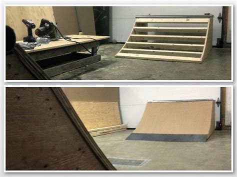 how to build a diy micro quarter pipe with ramp plan howtheyplay