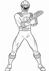 Ranger Power Pink Coloring Pages Getcolorings sketch template