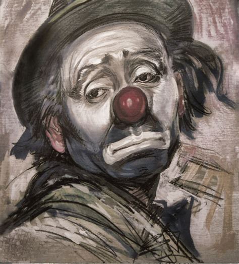 famous crying clown painting