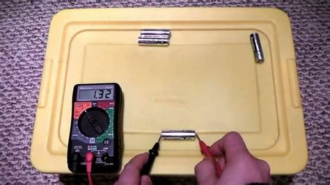test battery  multimeter youtube