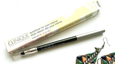 Clinique Intense Ivy 07 Quickliner For Eyes Intense Review Swatches
