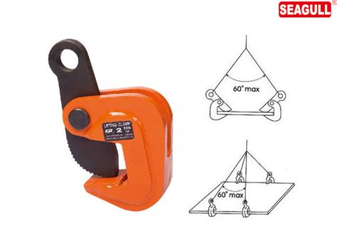 horizontal steel plate lift clamps   horizontal plate clamp  forged head