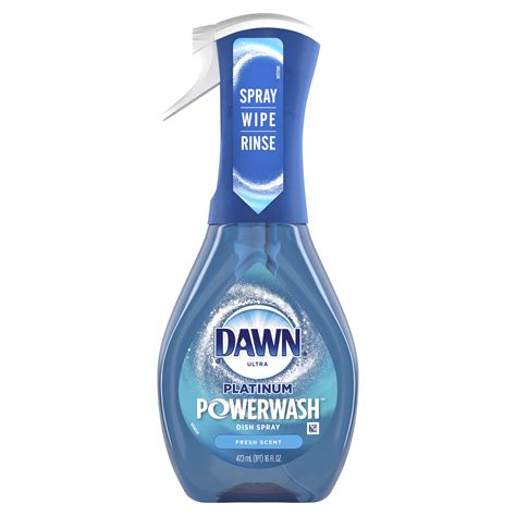 dawn platinum powerwash dish spray dish soap fresh scent  fl oz walmartcom