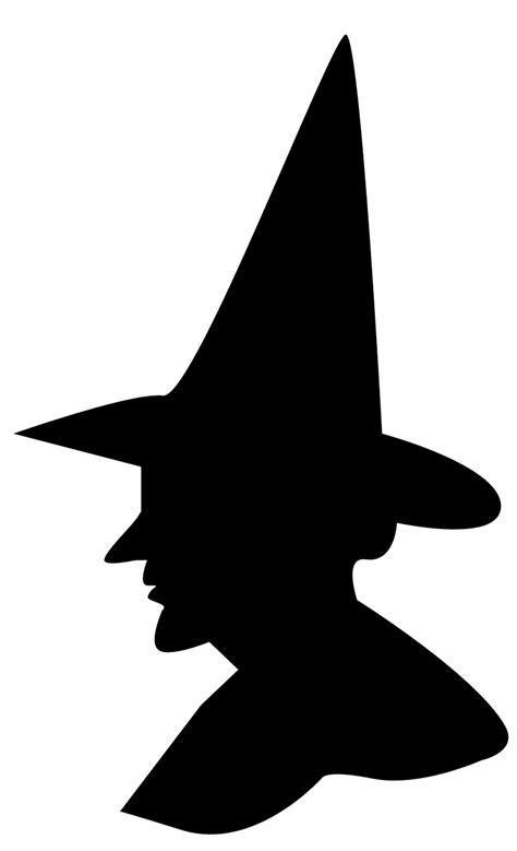 witch silhouette tags clipart call  victorian halloween