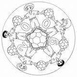 Voetbal Kleurplaten Mandalas Duivels Rode Páginas Lindas Ballon Wk Badoux Francisca Coloringpages1001 sketch template