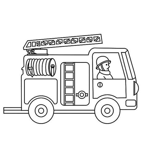 fire truck template printable fire truck simple coloring pages truck
