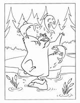 Forest Coloring Pages Habitat Animals Drawing Bear Kids Getdrawings Nature Worksheets Worksheeto Worksheet sketch template