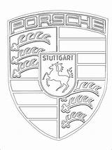 Ausmalbilder Colorare Ausmalen Malvorlagen Ausmalbild 911 Logos Ausdrucken Disegno Emblema Automobili sketch template