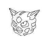 Pokemon Glalie Coloring Pages sketch template