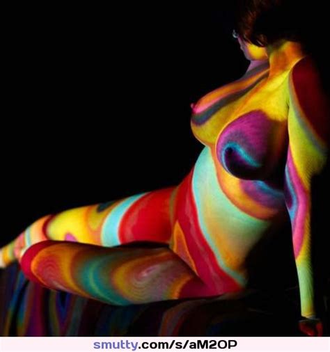 psychedelic groovy nude