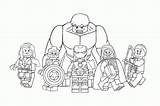 Lego Avengers Coloring Pages Marvel Colouring Choose Board sketch template