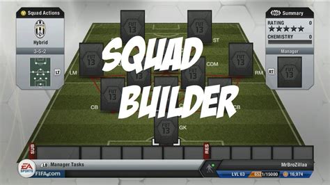 fifa  ultimate team squad builder serie aligue bpl hybrid youtube