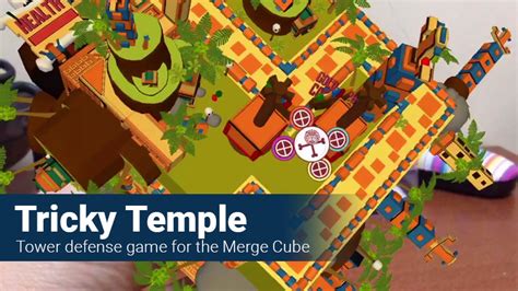 tricky temple review tower defense game  merge cube ios