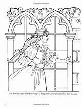 Coloring Leonora Princess Pages Publications Dover Rudisill Eileen Miller Amazon Book sketch template