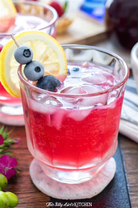 Blueberry Lemonade Cocktail Pink Vodka Cocktail Perfect