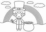 Coloring Pages Leprechaun Face Getcolorings sketch template