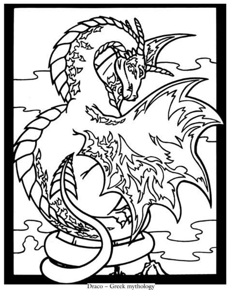 pin  laura kabes  needlepoint designs coloring pages dragon
