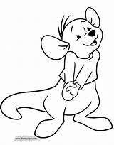 Roo Pooh Winnie Coloring Pages Kanga Disney Cute Drawing Disneyclips Friends Drawings Easy Baby Outline Poo Printable Books Cartoon Crafts sketch template