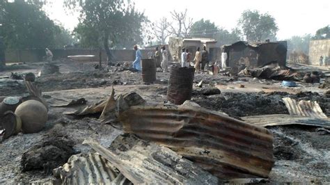 boko haram blamed for deadly attack on nigeria village bbc news