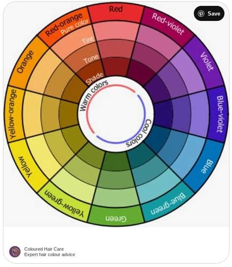 hair color wheel explained easy guide  flawless hair color