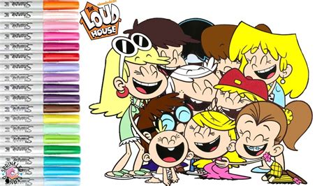 lola loud house coloring page