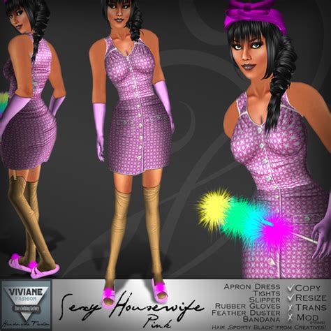Second Life Marketplace Vf Sexy Housewife Pink