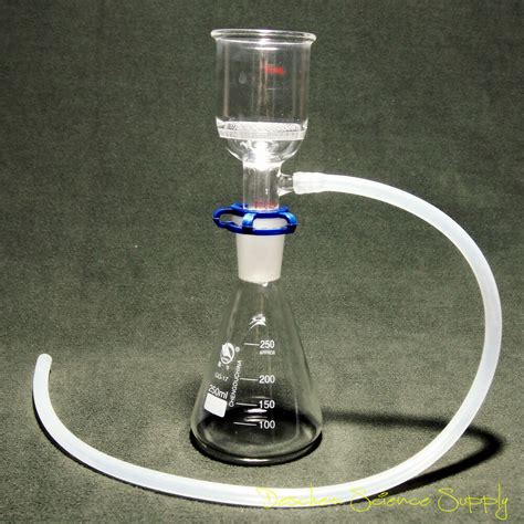 mllab suction filtration devicemm buchner funnel glass erlenmeye flask ebay