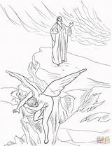 Jesus Temptation Coloring Pages Rejects Printable Template Drawing sketch template