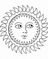 Summer Coloring Pages Sun sketch template