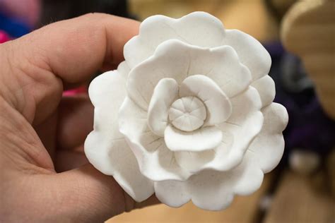 flowers   porcelain clay