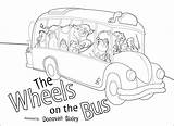 Bus Coloring Pages Wheels Driver Colouring Color Getdrawings Downloads Commercial Use Kids sketch template