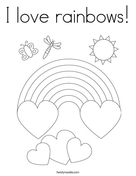 color  number rainbow coloring page twisty noodle  vrogueco