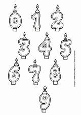 Birthday Colouring Candles Candle Coloring Pages Happy Drawing Numbers Number Cake Party Cakes Kids Activityvillage Colour Print Color 5th Birthdays sketch template