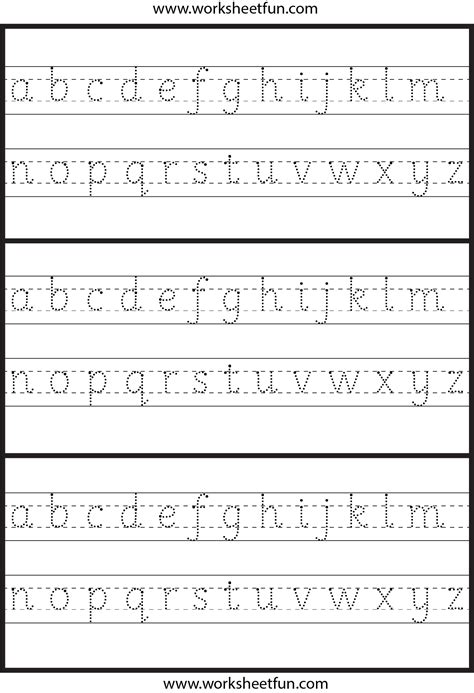 alphabet tracing handwriting worksheets  tracing generator
