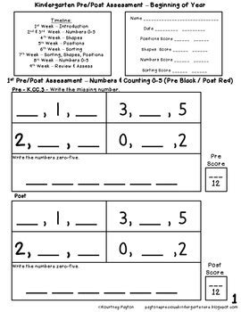 year kindergarten assessment test kindergarten