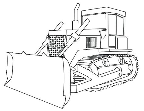 bulldozer clipart coloring page bulldozer coloring page transparent