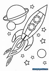Outer Space Pages Coloring Printable Preschoolers Marvelous Albanysinsanity sketch template
